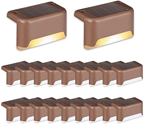 Solar Deck Lights Outdoor 16 Pack,