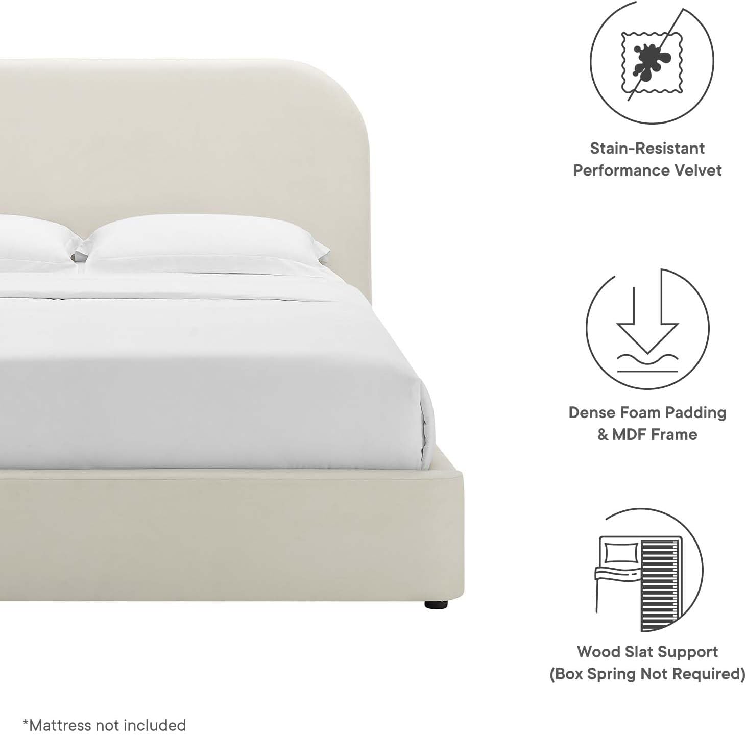 Modern King Size Bed Frame
