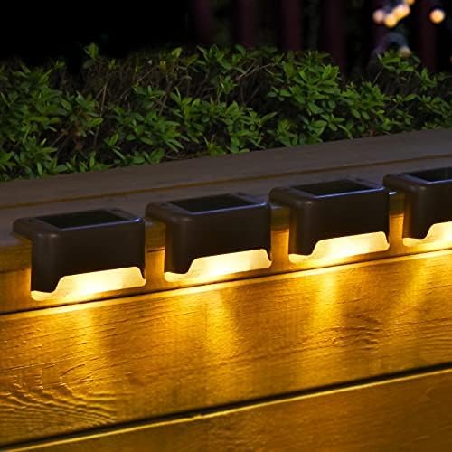 Solar Deck Lights Outdoor 16 Pack,