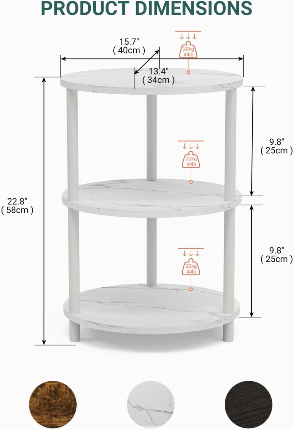 Small Round Side Table