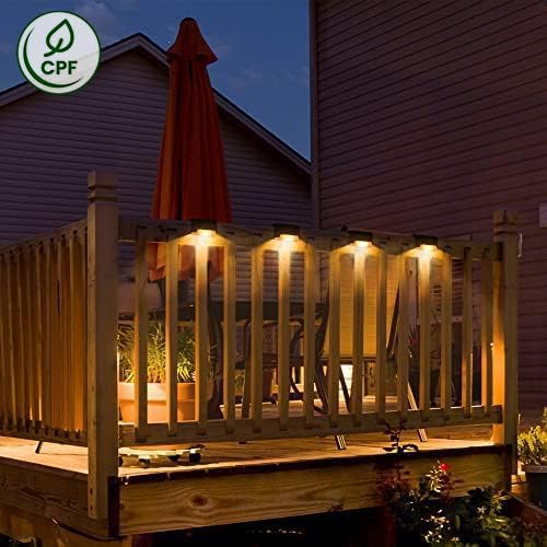 Solar Deck Lights Outdoor 16 Pack,