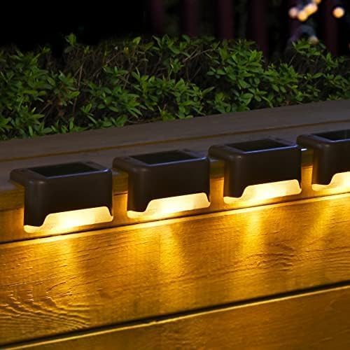 Solar Deck Lights Outdoor 16 Pack,