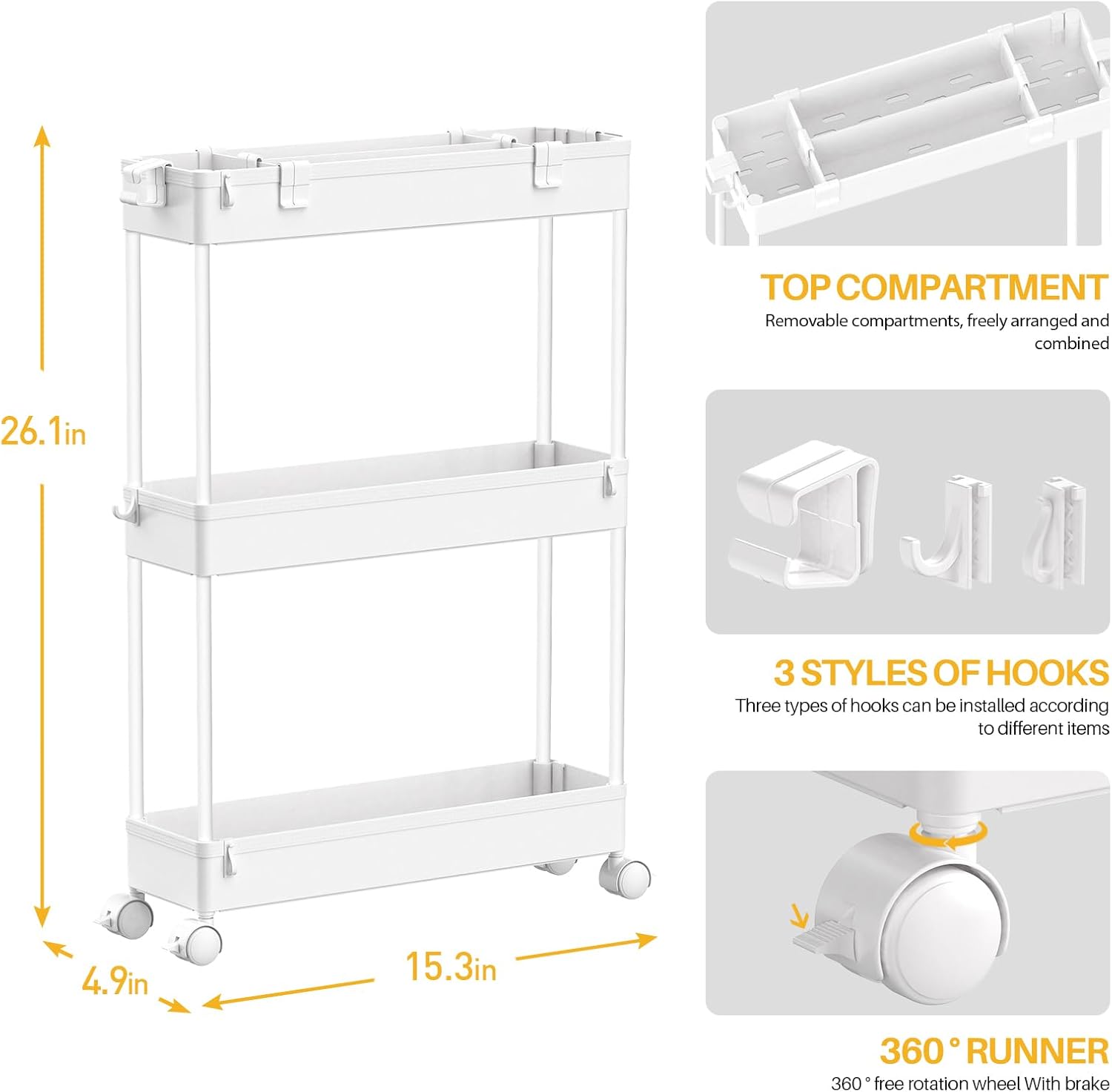 Slim Storage Cart