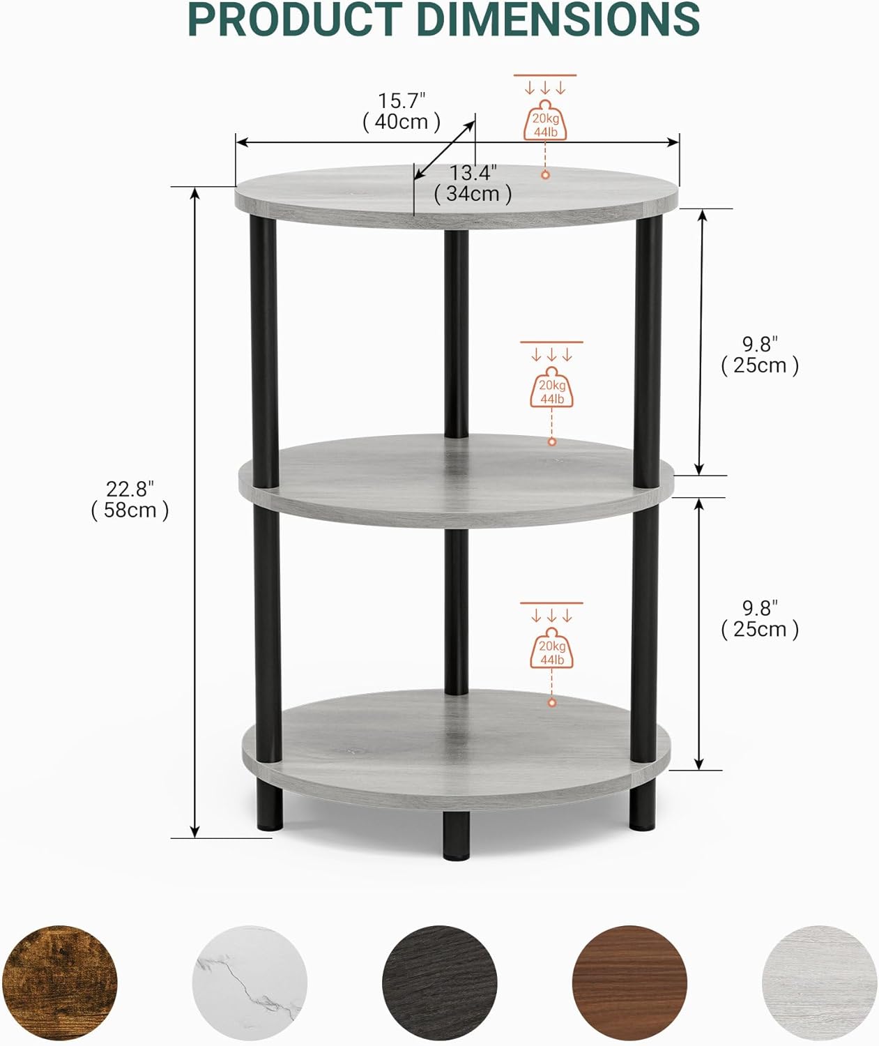 Small Round Side Table