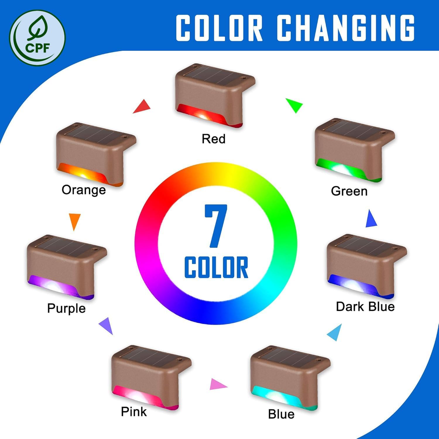 Solar Deck Lights Outdoor 16 Pack,