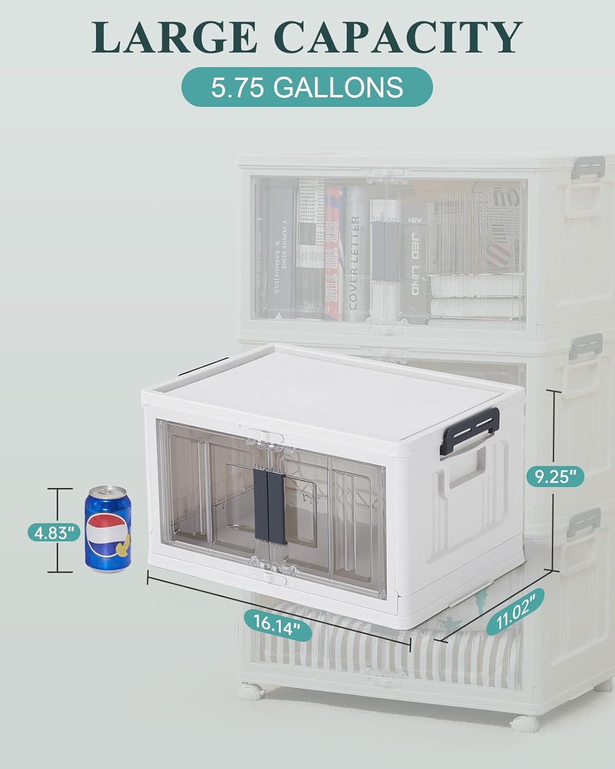 Lockable Storage Bins with Lids