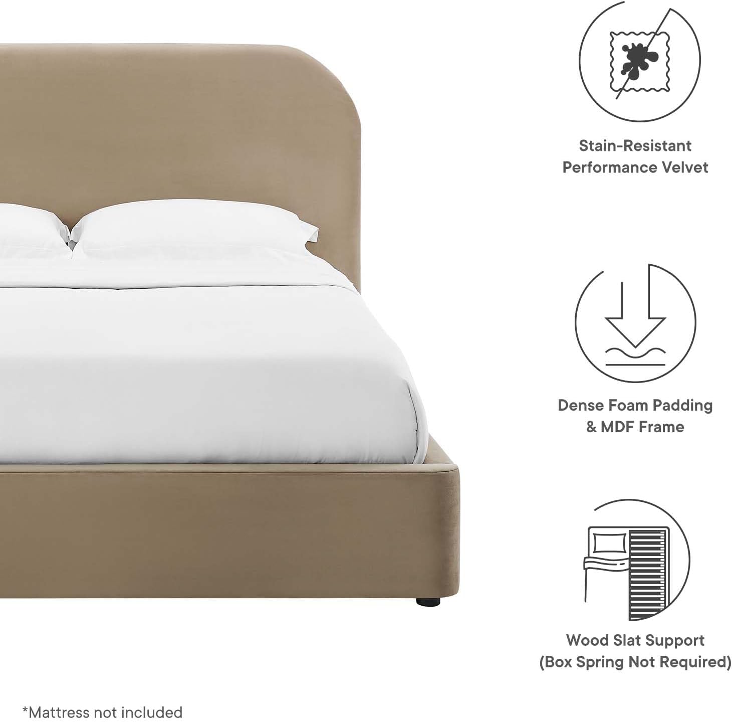 Modern King Size Bed Frame