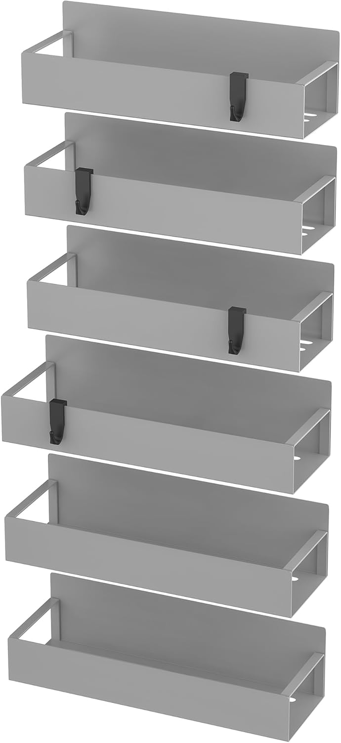 Metal 4 Pack Magnetic Spice Storage