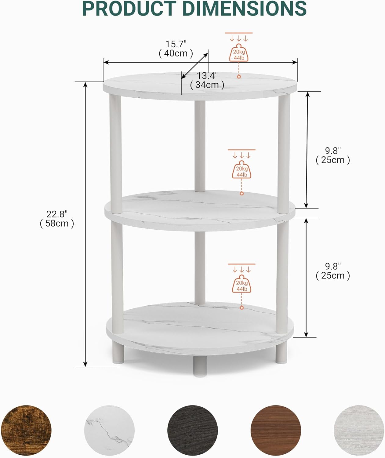 Small Round Side Table
