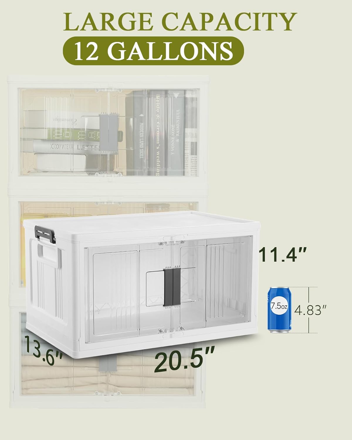 Lockable Storage Bins with Lids