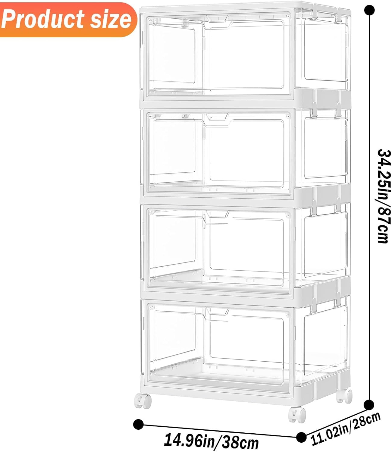 Tier Plastic Storage Bins