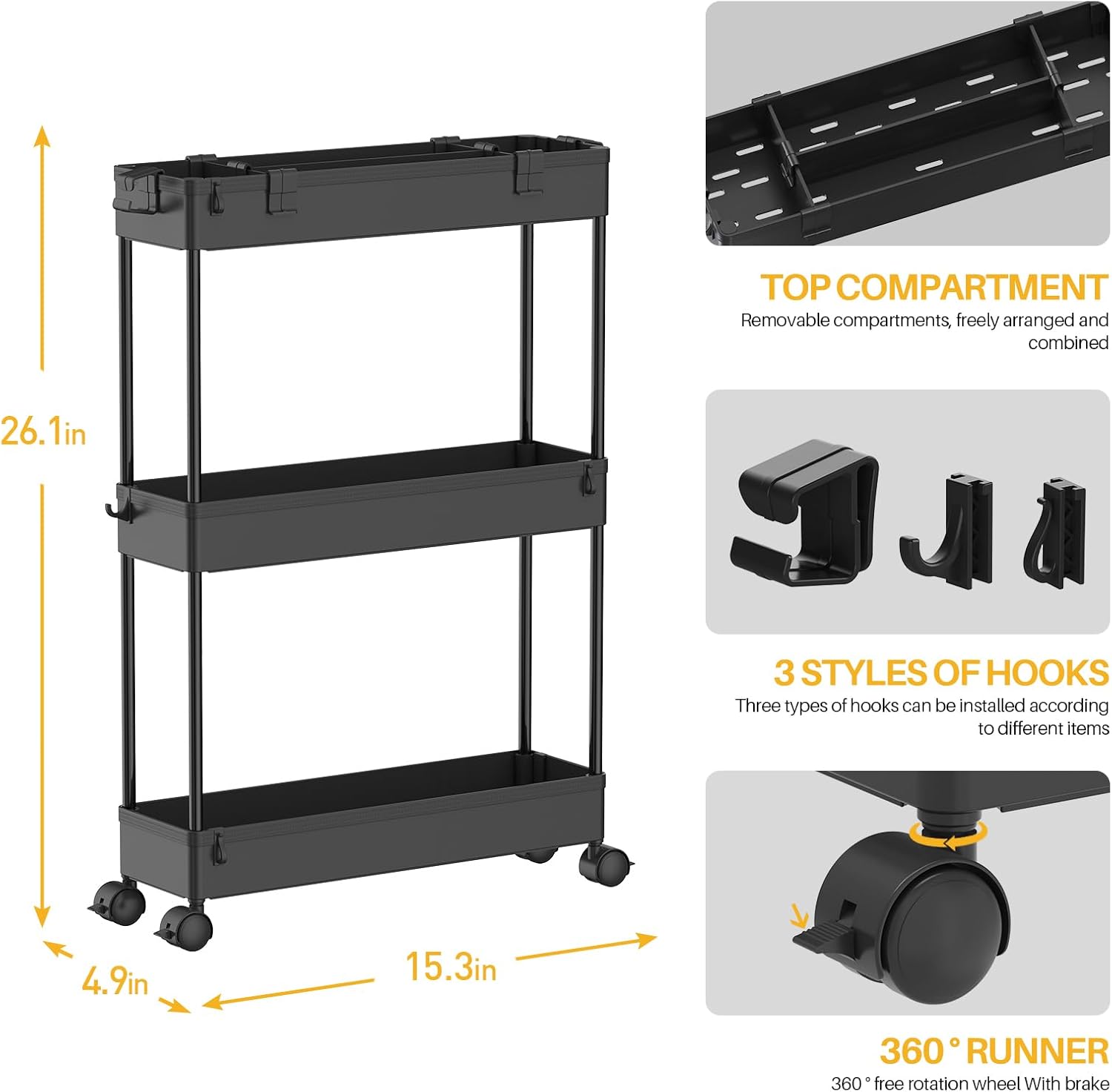Slim Storage Cart