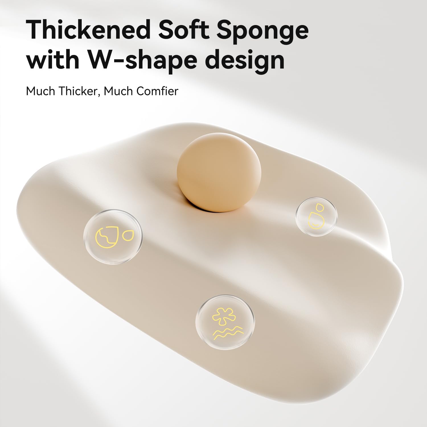 Office Desk Chair with Flip-Up Armrests and Saddle Cushion