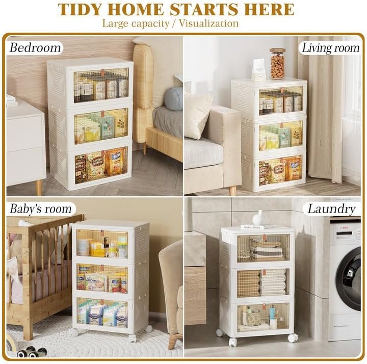 Tier Plastic Storage Bins