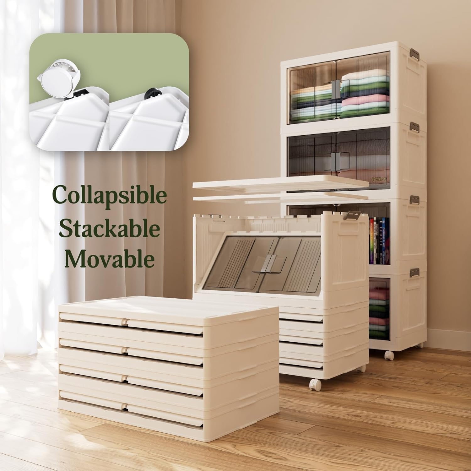 Lockable Storage Bins with Lids