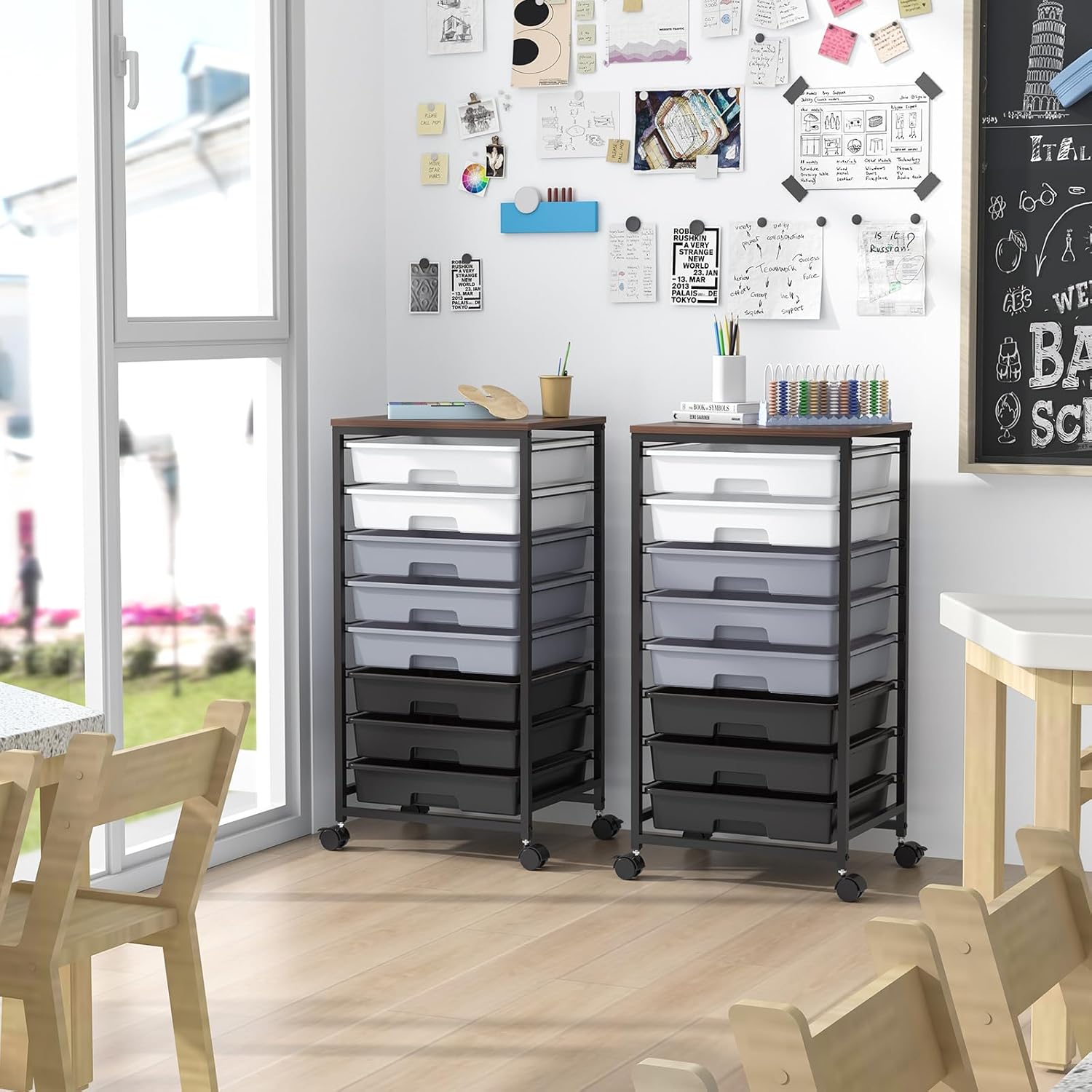 Rolling Storage Utility Cart Organizers