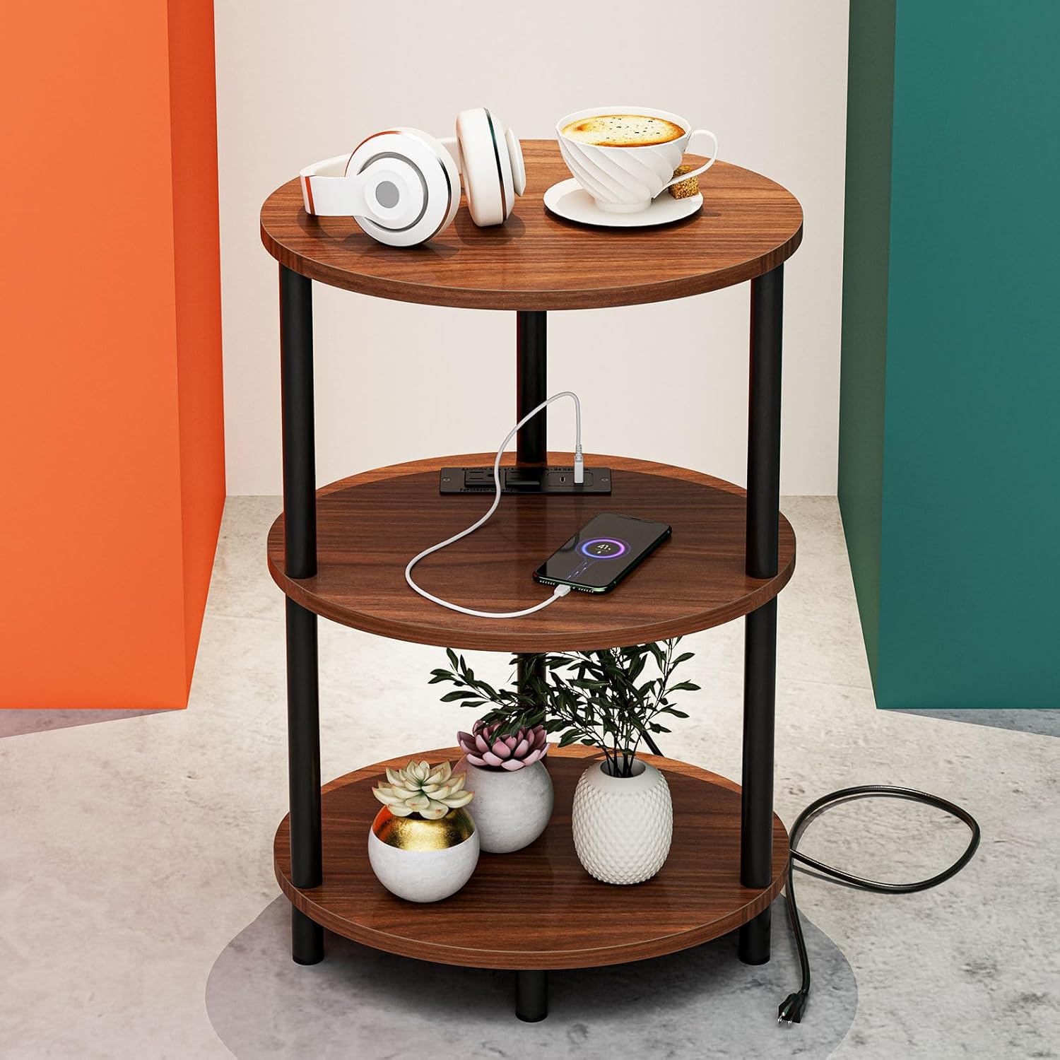 Small Round Side Table