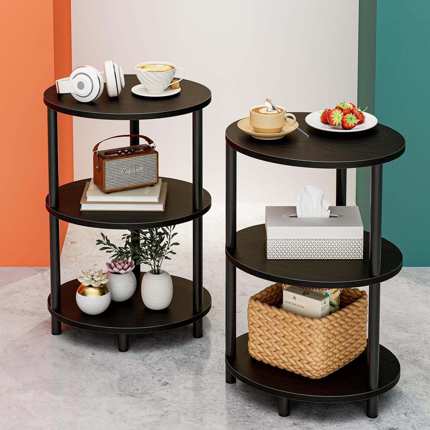 Small Round Side Table