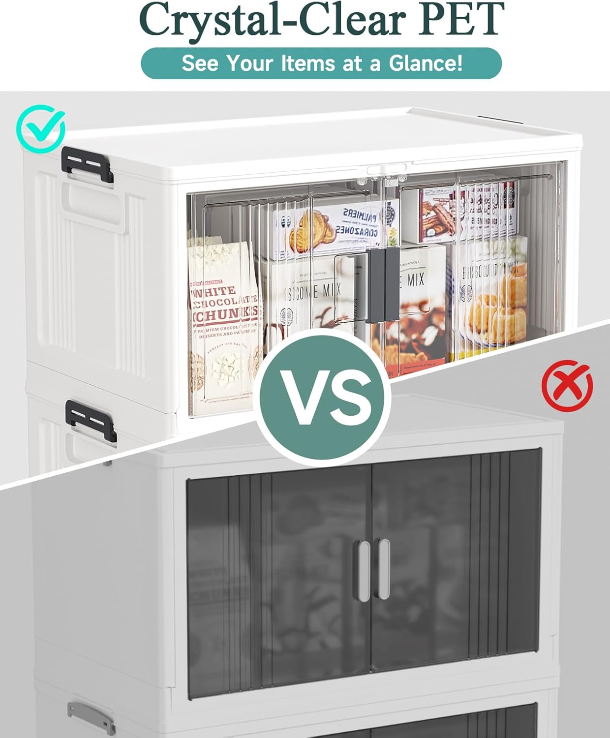 Lockable Storage Bins with Lids