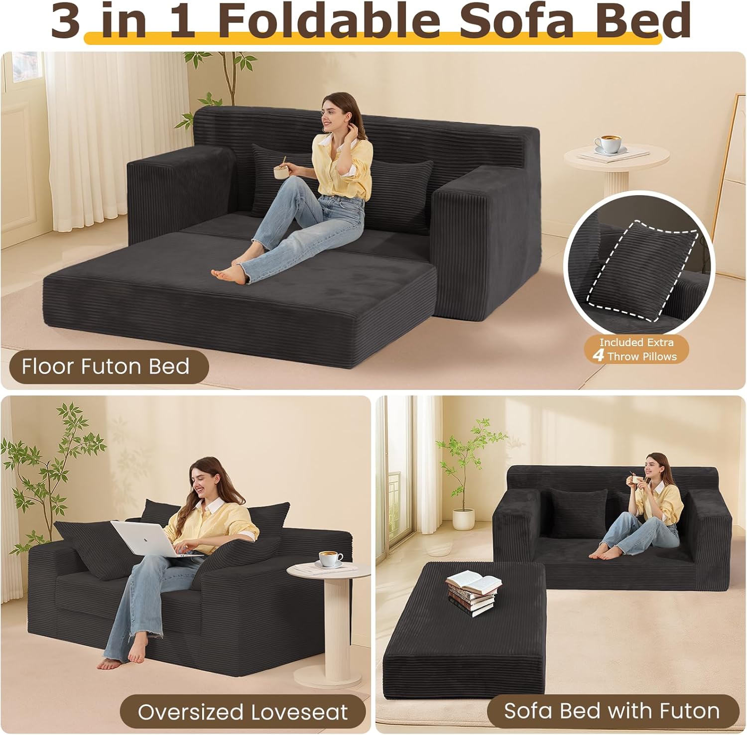 Convertible Sofa Bed,