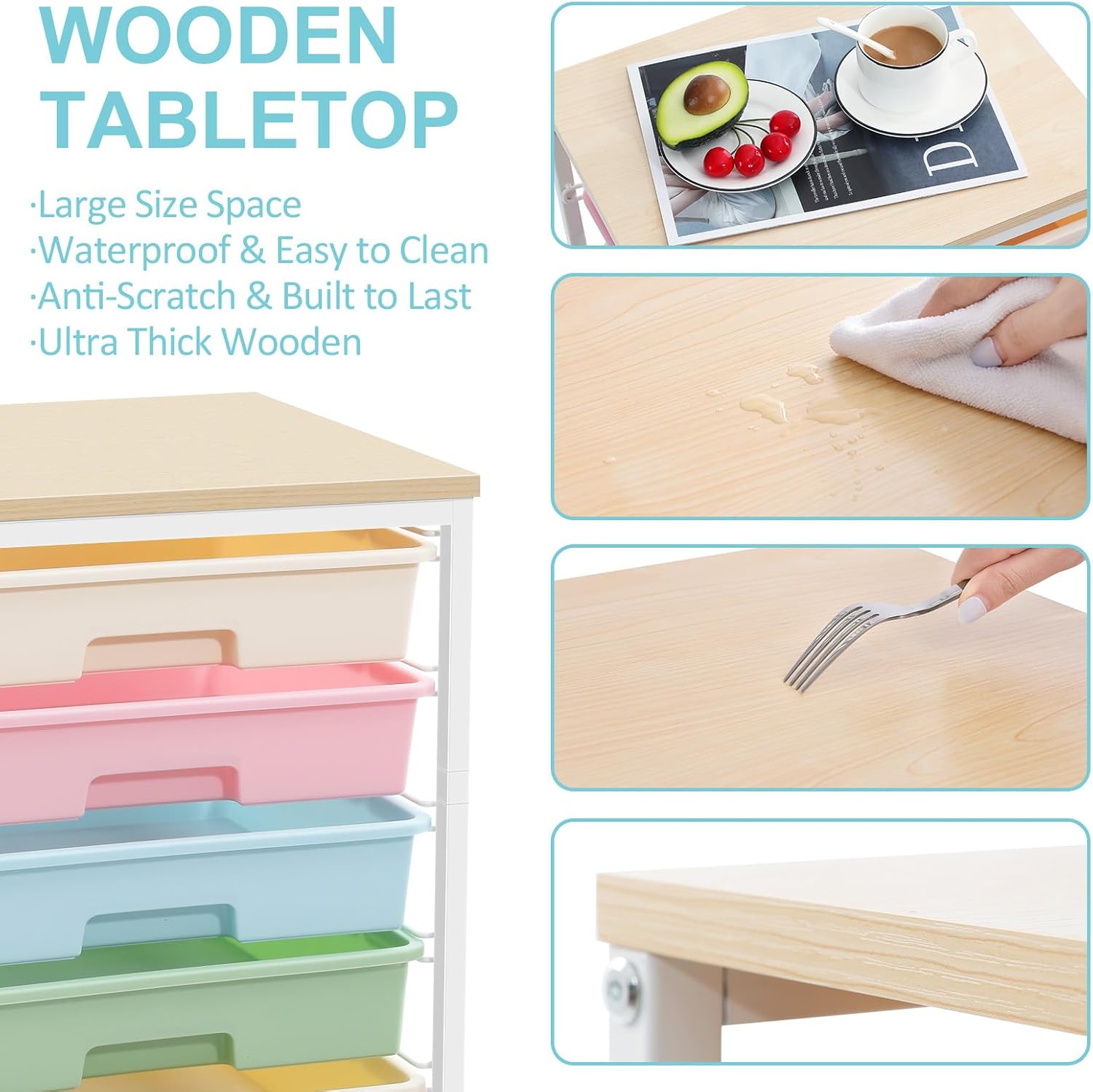 Rolling Storage Utility Cart Organizers