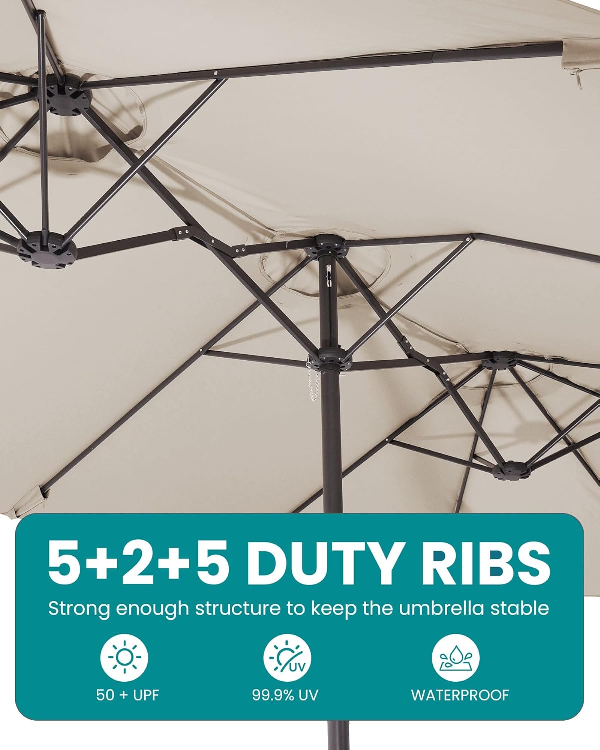 Outdoor HDPE Dining Table Set, 7-Piece Outdoor Dining Table Sets