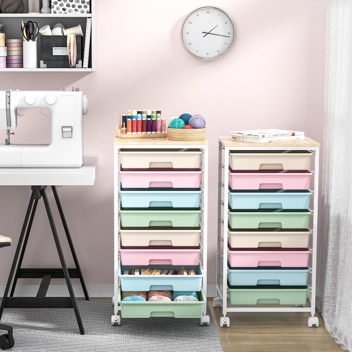 Rolling Storage Utility Cart Organizers