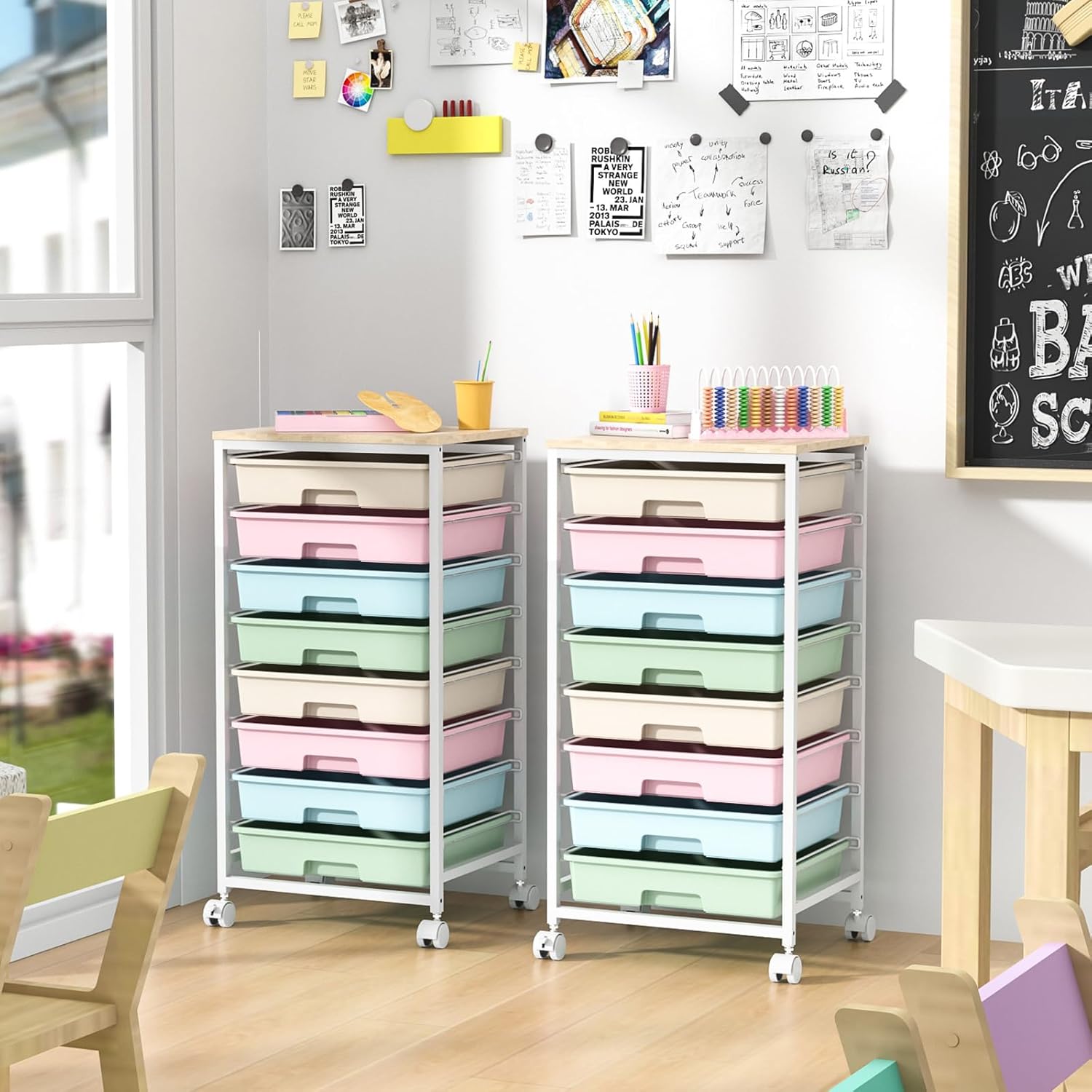 Rolling Storage Utility Cart Organizers