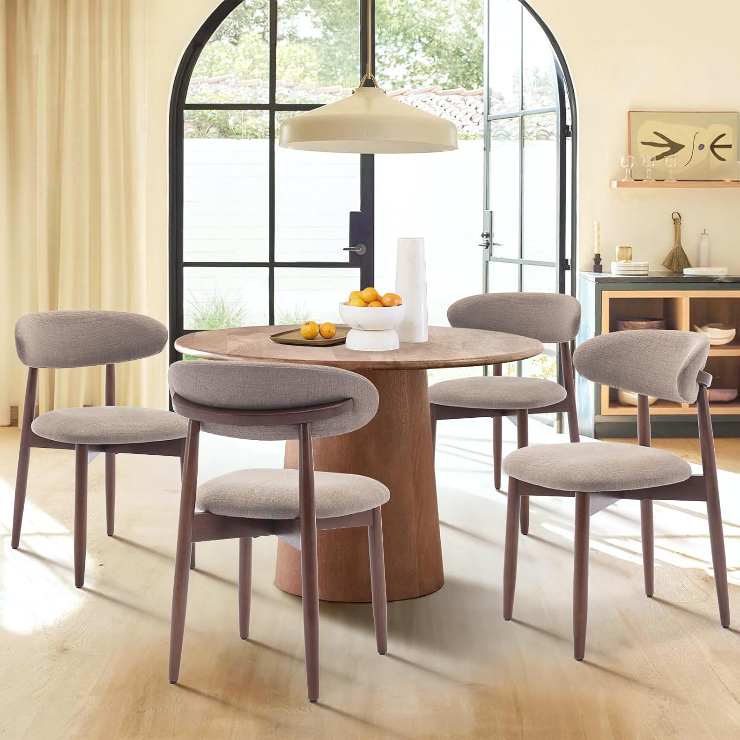 Wooden Dining Chairs Set of 4