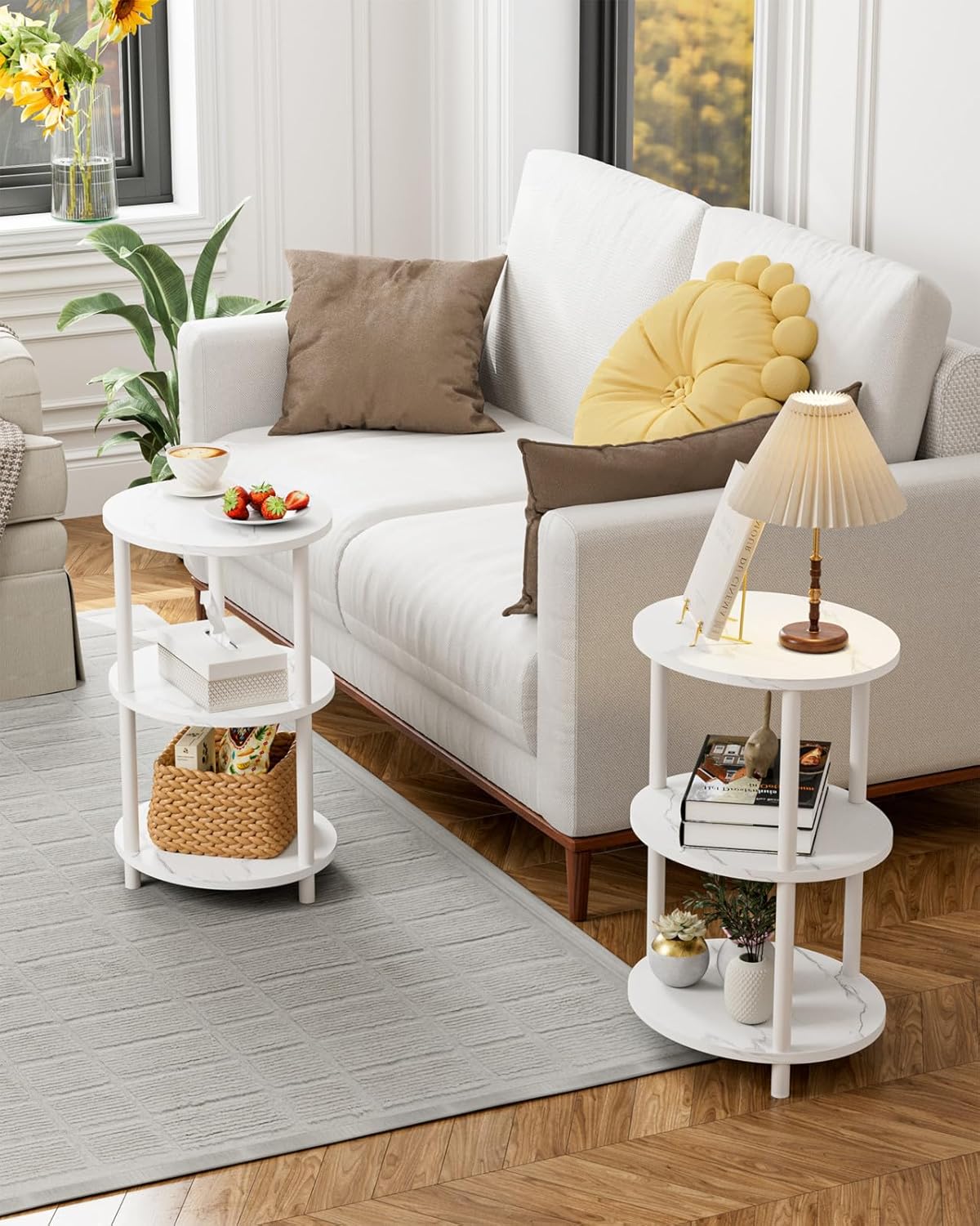 Small Round Side Table