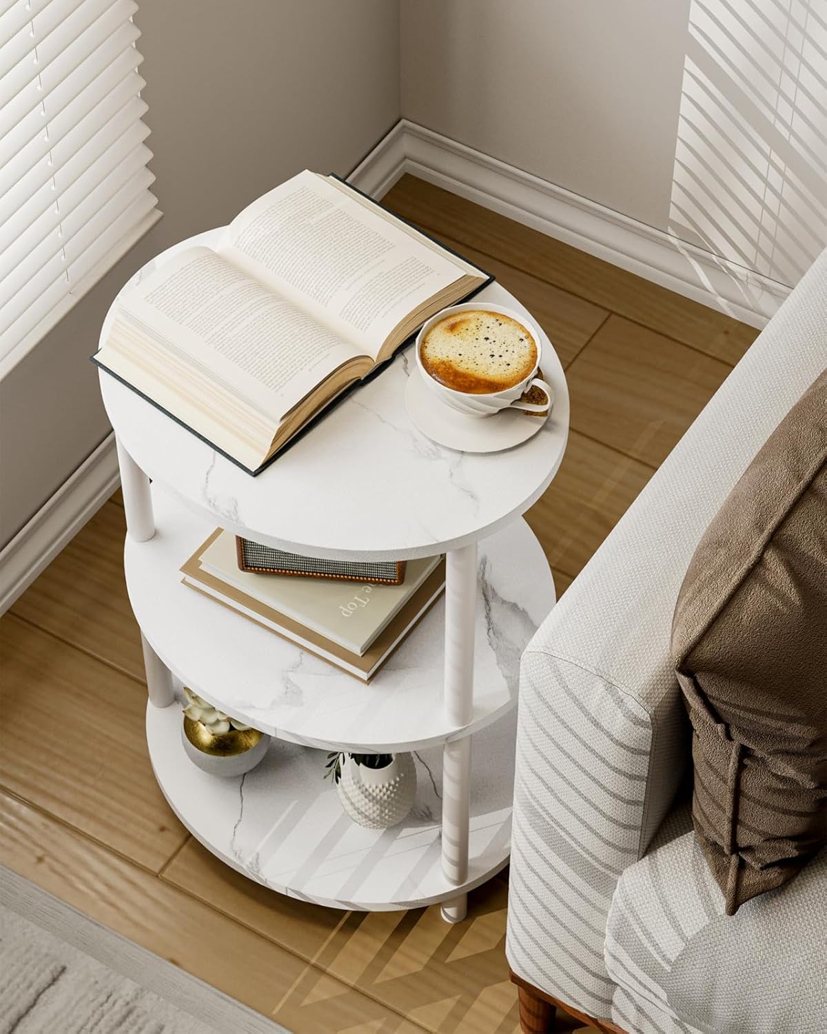 Small Round Side Table