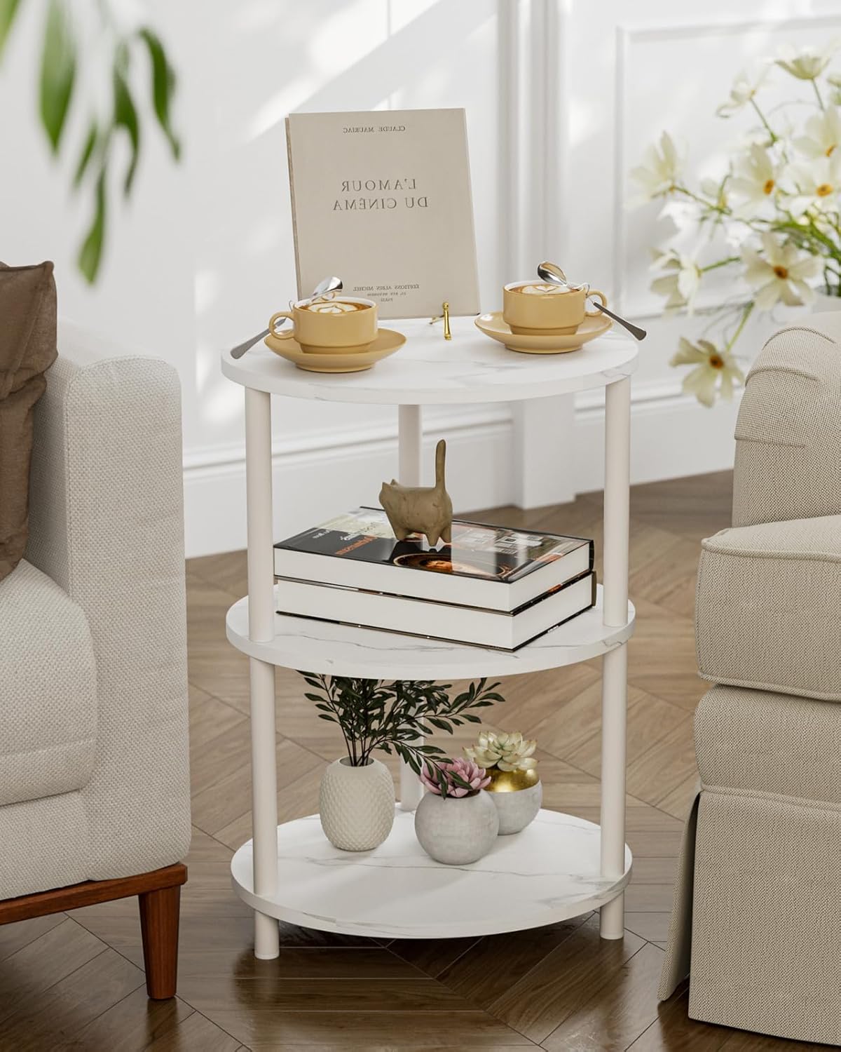 Small Round Side Table