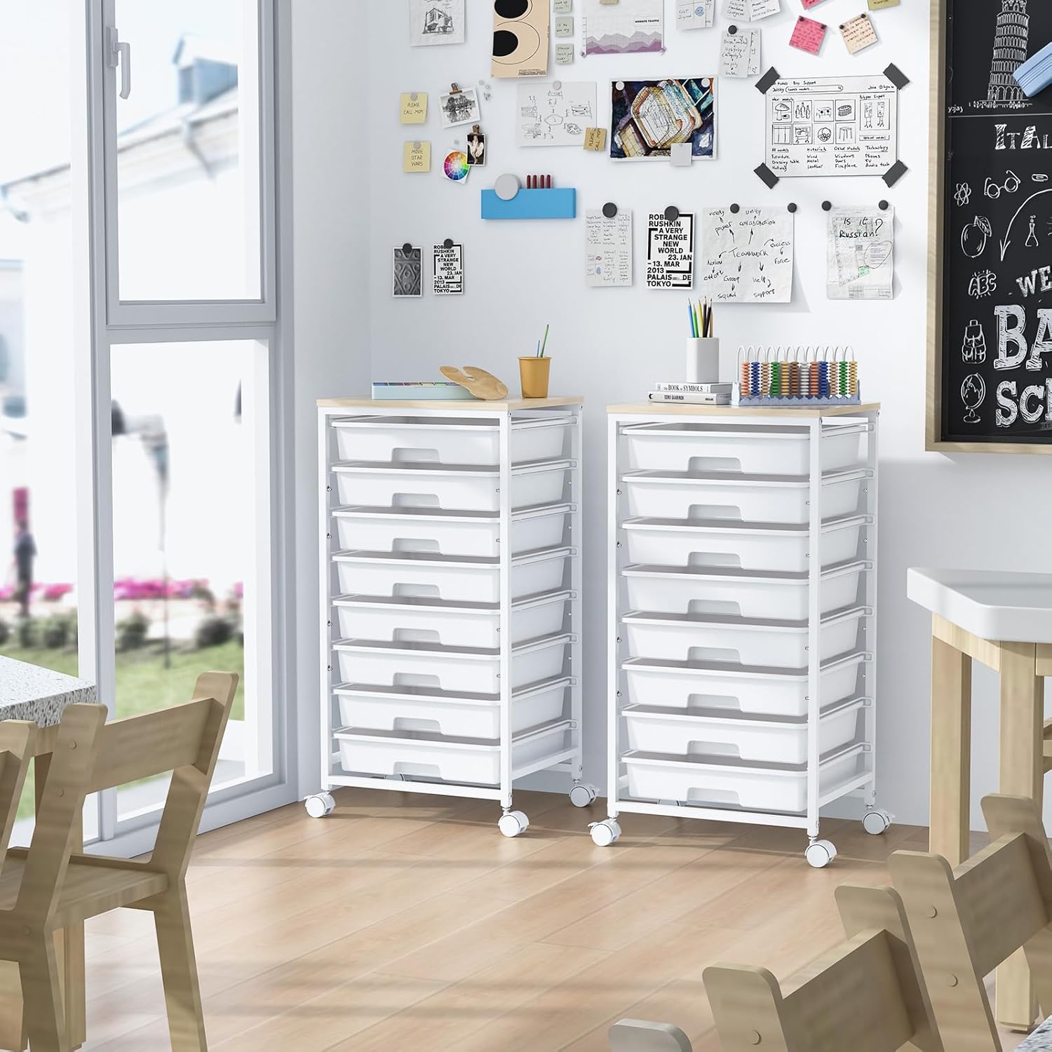 Rolling Storage Utility Cart Organizers