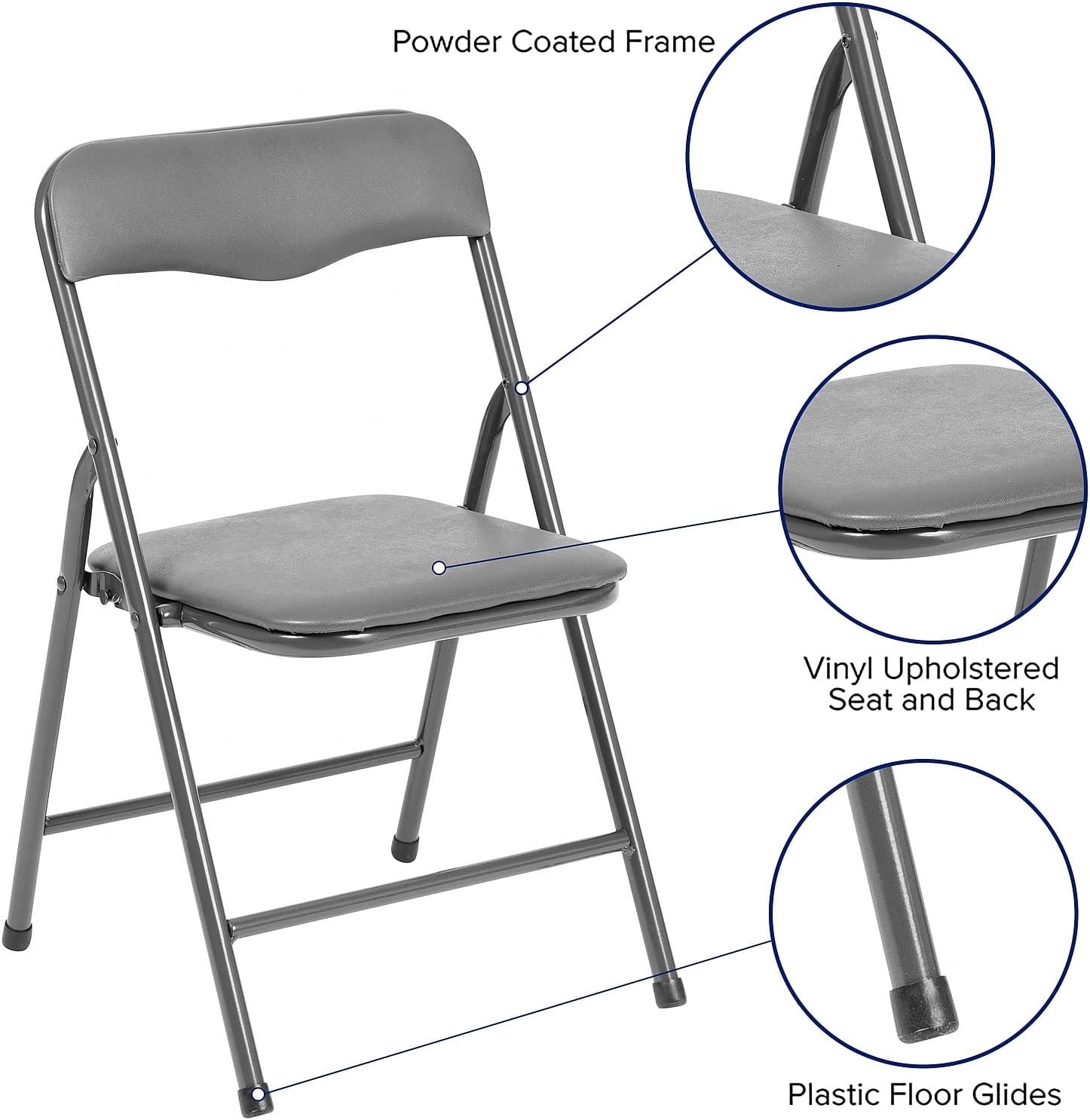 Flash Furniture Mindy Kids 5-Piece set Folding Square Table and Chairs