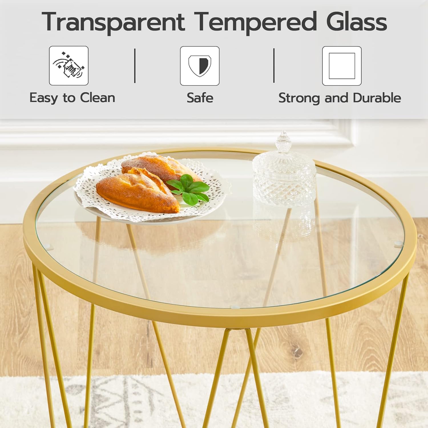 Small Coffee Table Set of 2,