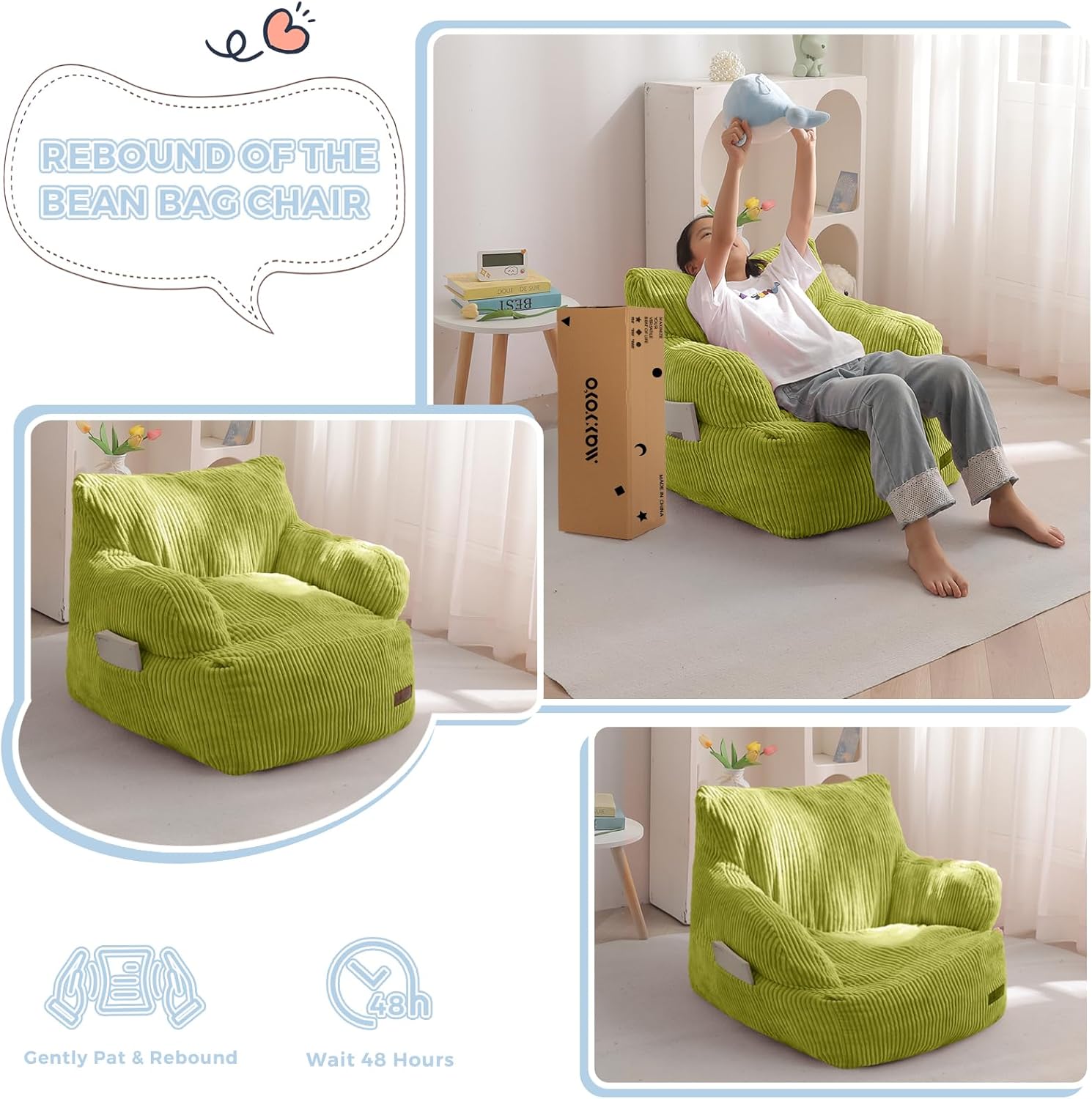 Kids Bean Bag Chair,