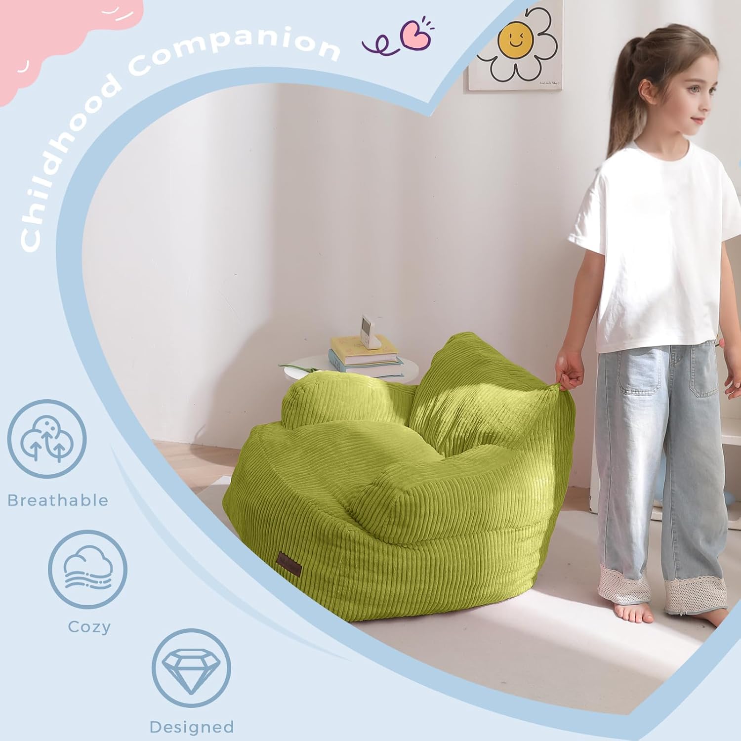 Kids Bean Bag Chair,