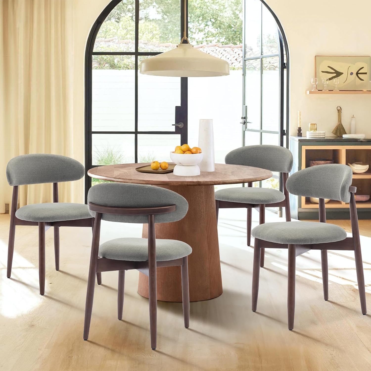 Wooden Dining Chairs Set of 4