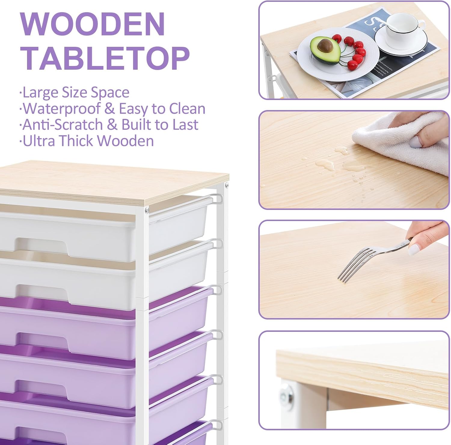 Rolling Storage Utility Cart Organizers