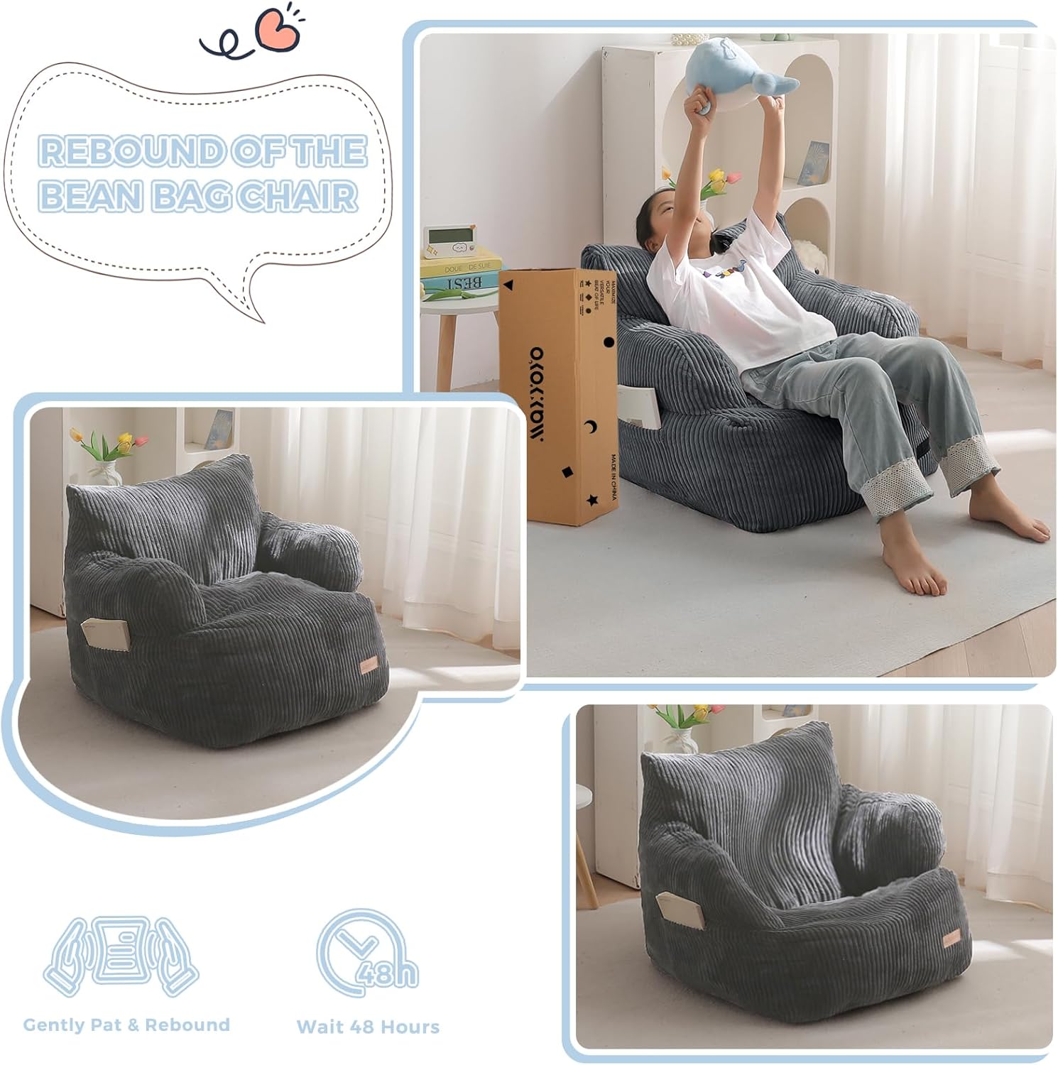 Kids Bean Bag Chair,