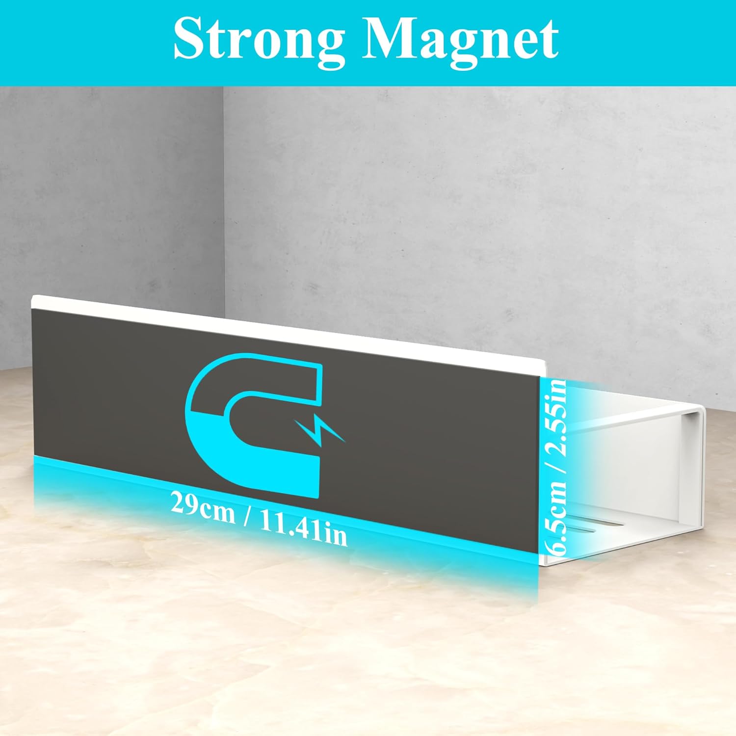 Metal 4 Pack Magnetic Spice Storage