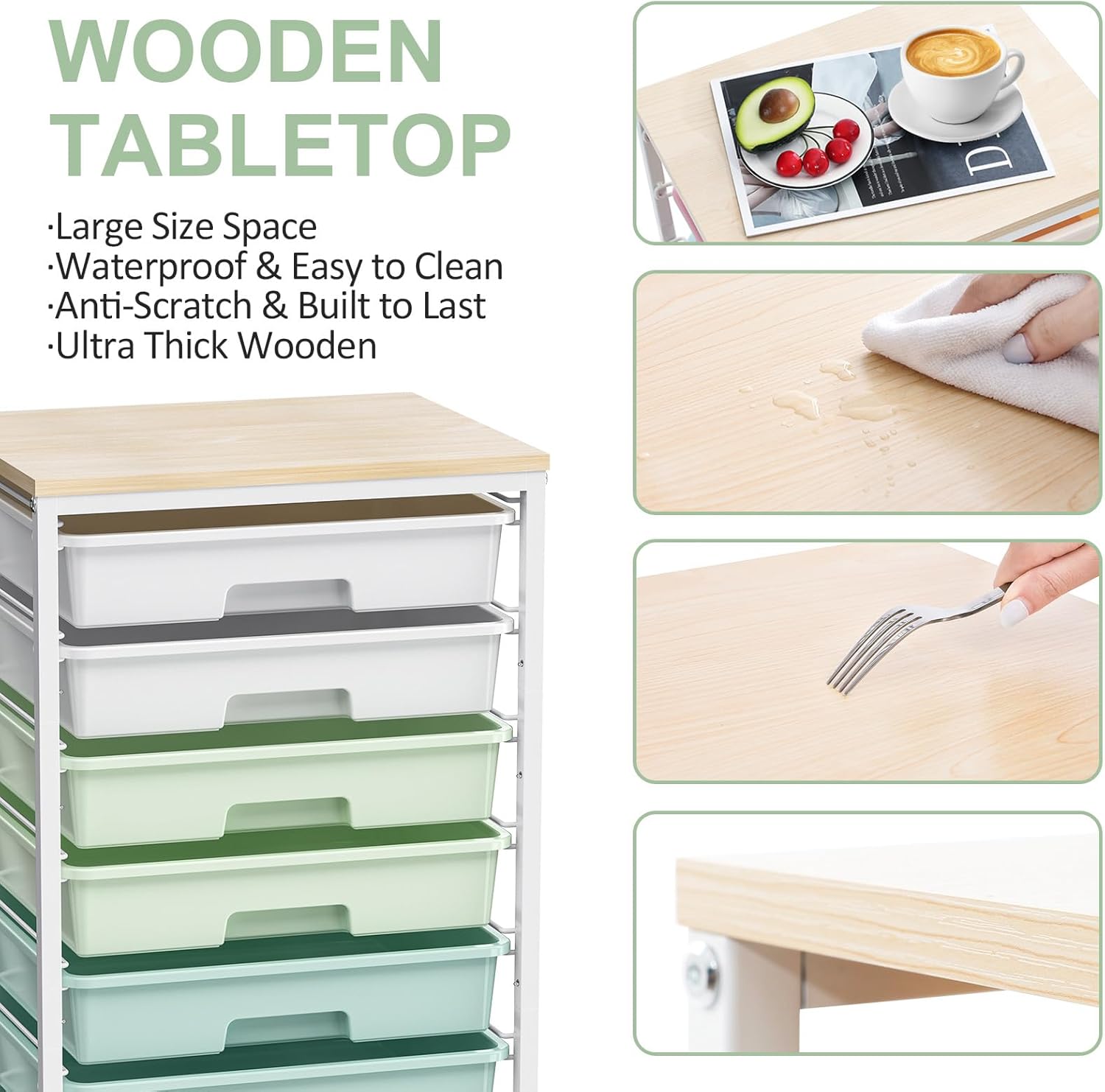 Rolling Storage Utility Cart Organizers