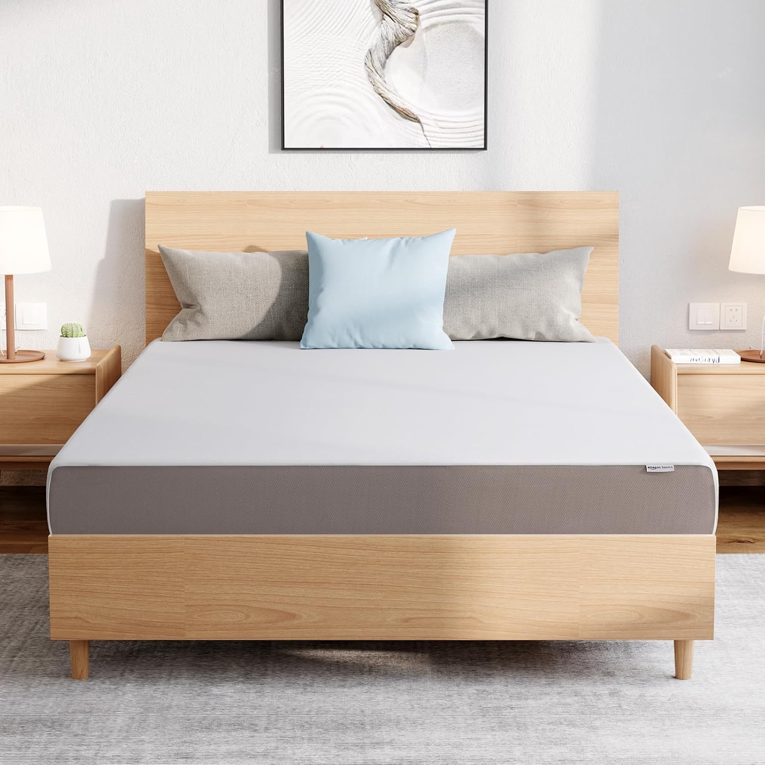 Plush Memory Foam Bed Mattress,