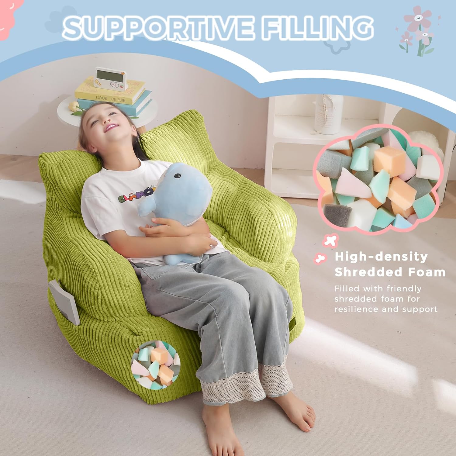 Kids Bean Bag Chair,