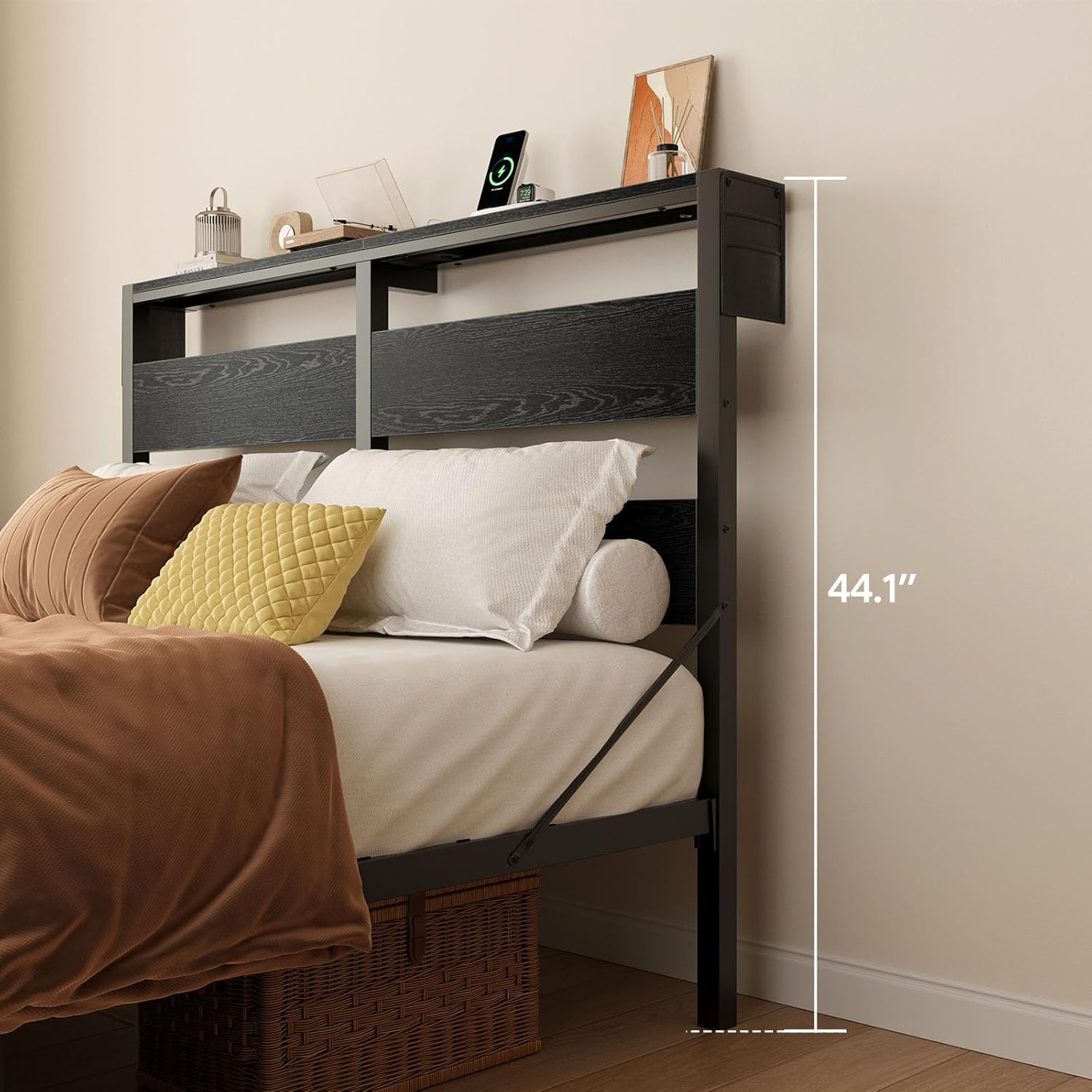 Full Bed Frame with Headboard