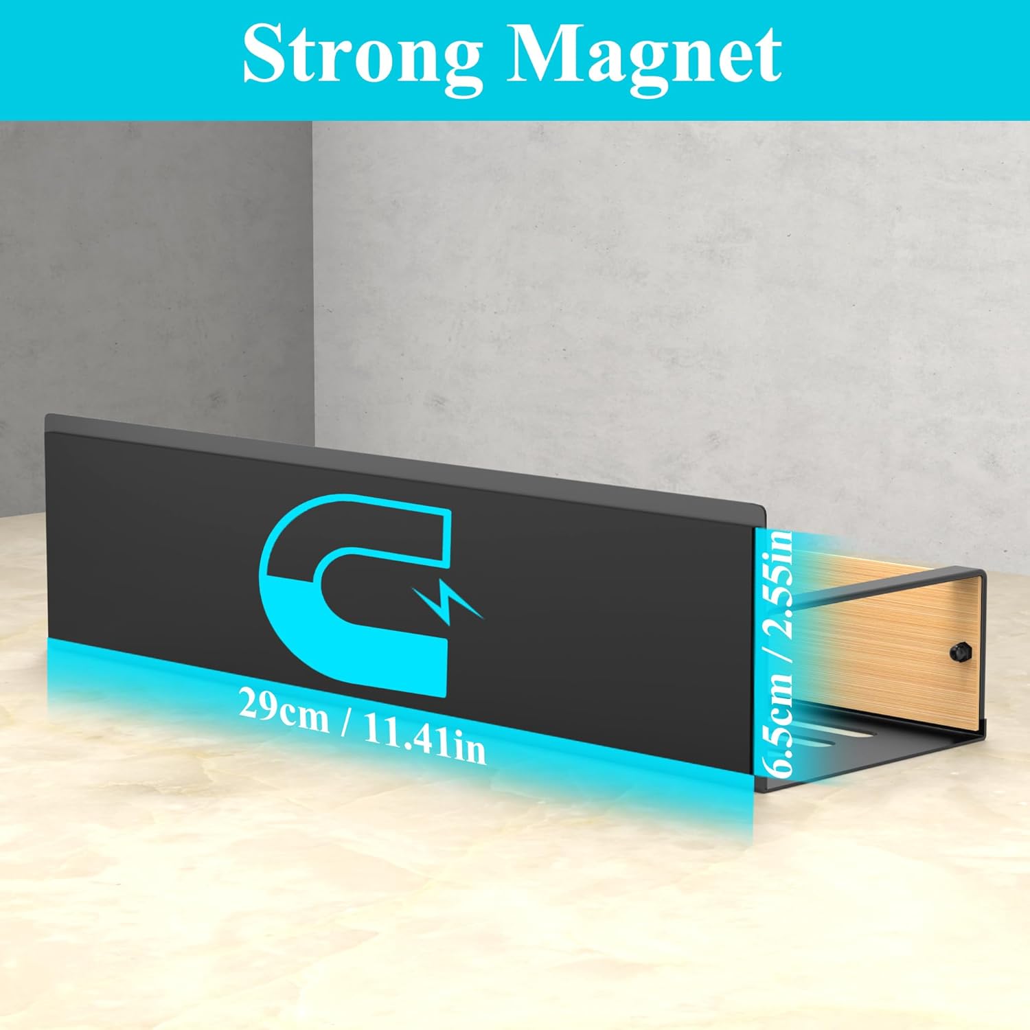 Metal 4 Pack Magnetic Spice Storage