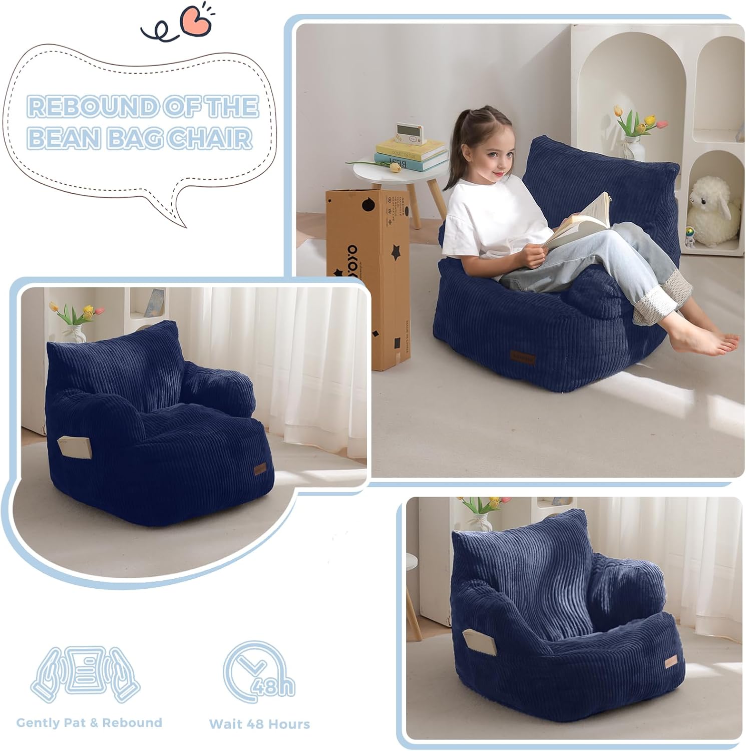 Kids Bean Bag Chair,