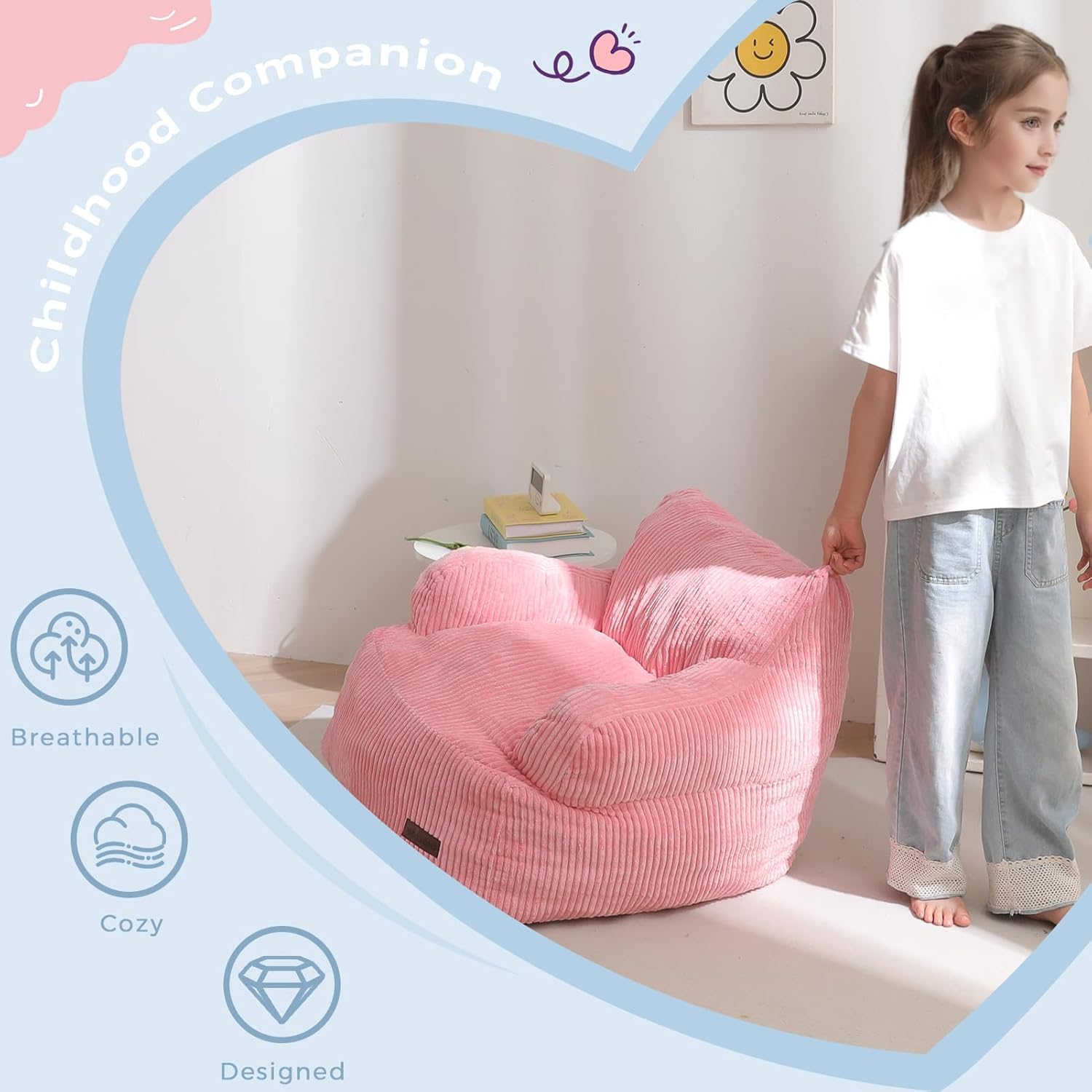 Kids Bean Bag Chair,