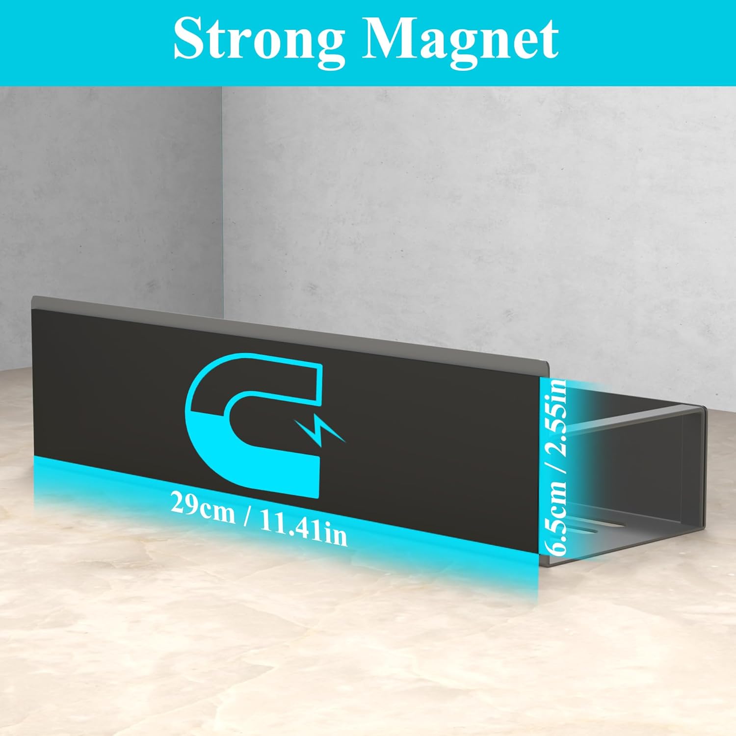 Metal 4 Pack Magnetic Spice Storage