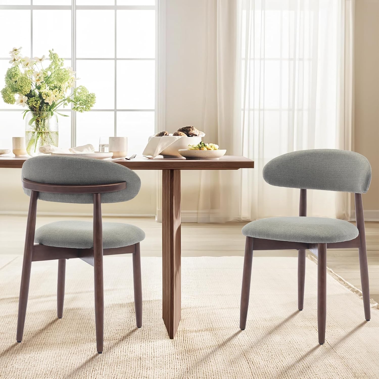 Wooden Dining Chairs Set of 4